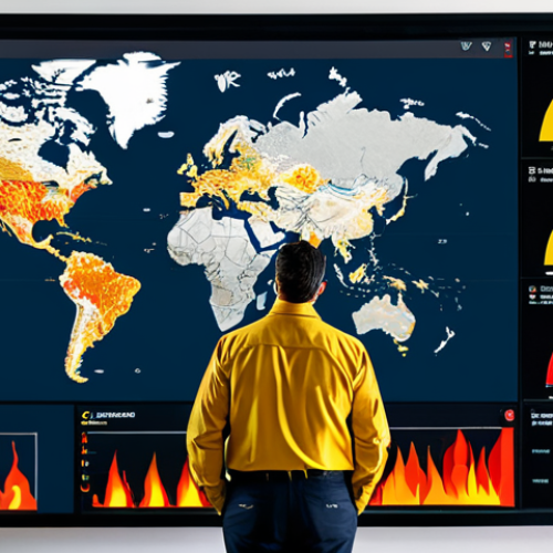 Home 15 소방설비기사와 친환경 소방 기술 - Predictive Fire Risk Analysis**
"A team of data scientists and engineers in a modern control room, ...