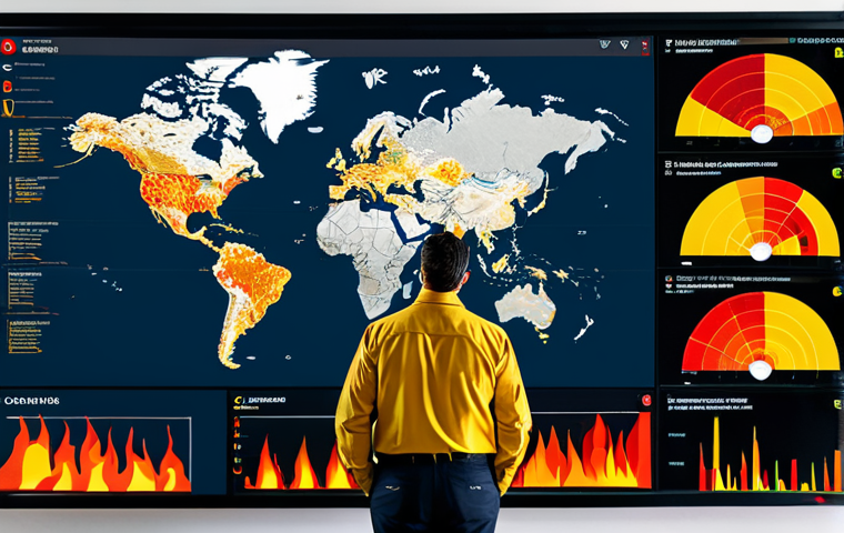 소방설비기사와 친환경 소방 기술 - Predictive Fire Risk Analysis**
"A team of data scientists and engineers in a modern control room, ...