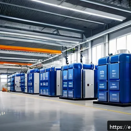소방설비기사와 화재 감지 센서 활용 - A high-tech industrial factory interior equipped with advanced fire detection sensors mounted on wal...